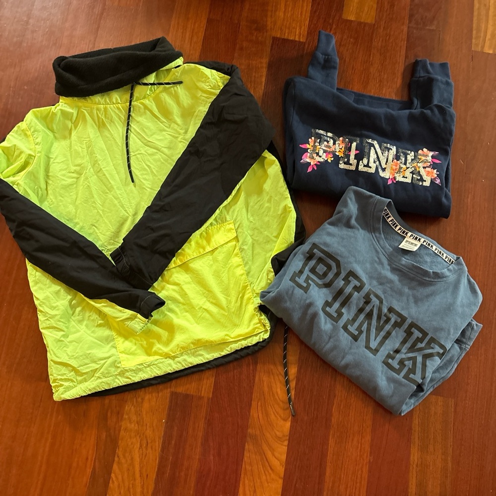 Three pack PINK sweatshirts